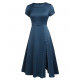 Blue  Pearl Buttons Darlene Dress