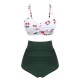 2PCS  Cherry Halter Bikini Set