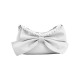  Bowknot Pearl Solid Underarm Bag