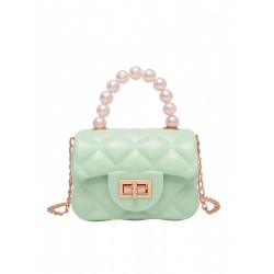  Pearl Argyle Chain Strap Mini Handbag