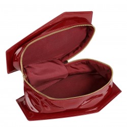 Wine Red Halloween Coffin Bag