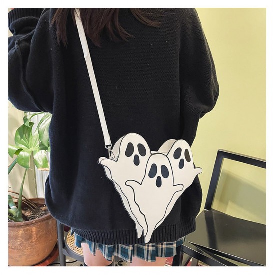 Halloween Cartoon Ghost Triangle Bag