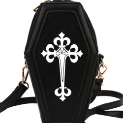 Halloween Latin Cross Coffin Bag