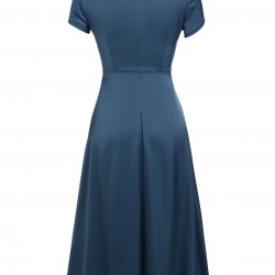 Blue  Pearl Buttons Darlene Dress