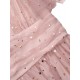 Pink  Star Sequin Lace Swing Dress