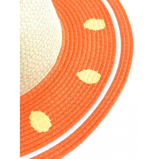 Orange Fruit-Like Sun Hat