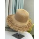  Solid Tassel Raffia Sun Hat