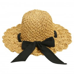 Handmade Ruffia Straw Ribbon Sun Hat